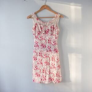 Ann Taylor‎ Loft Floral Dress Y2K